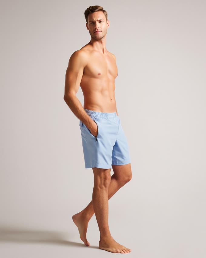 Short Ted Baker Plain Swim Bleu Clair Homme | LFA-78913606